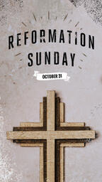 Reformation Sunday Cross - Graphics for the Church