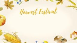 Harvest Festival Yellow  PowerPoint image 5