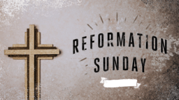 Reformation Sunday Cross  PowerPoint image 1