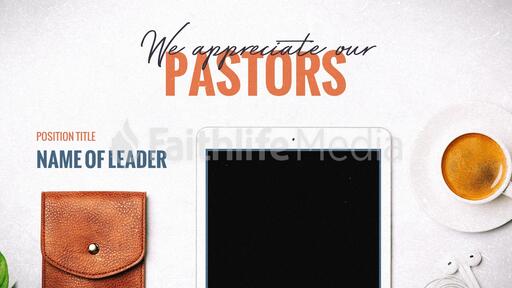 We Appreciate Our Pastors