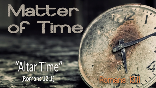 Matter of Time, part 5: As it Was // Pastor David Spiegel