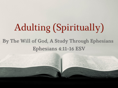 Adulting (Spiritually)