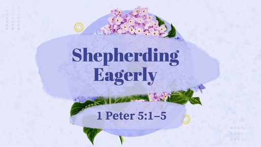 Shepherding Eagerly