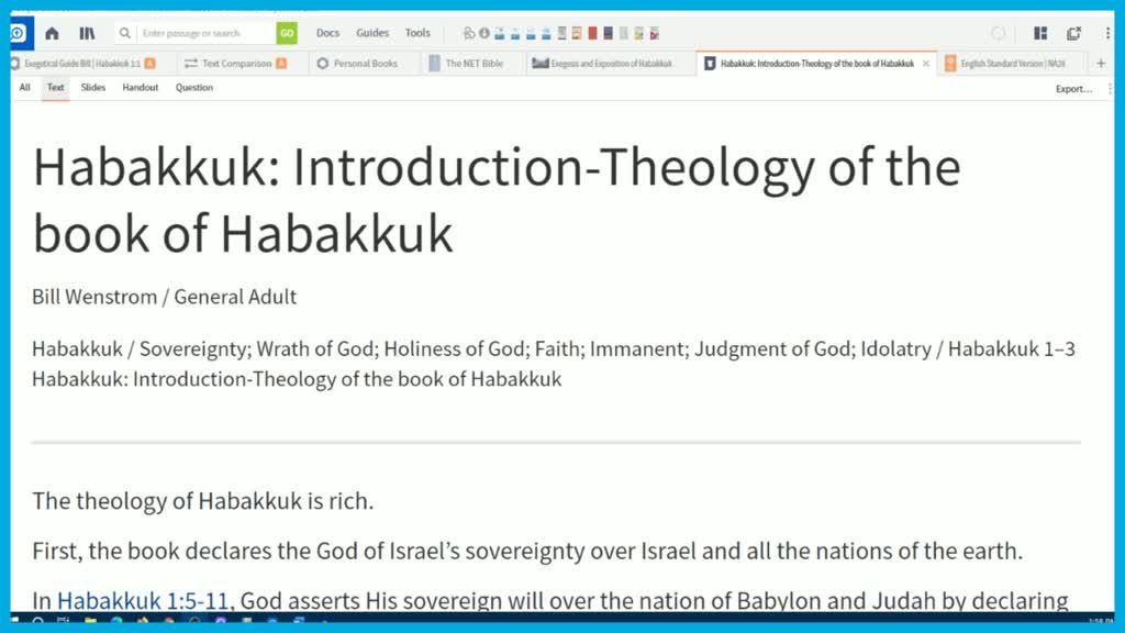 book of habakkuk