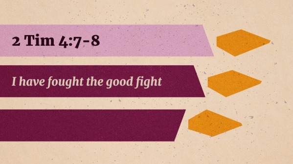 hvor ofte drikke Minimer 2 Tim 4:7 I have fought the good fight - Logos Sermons
