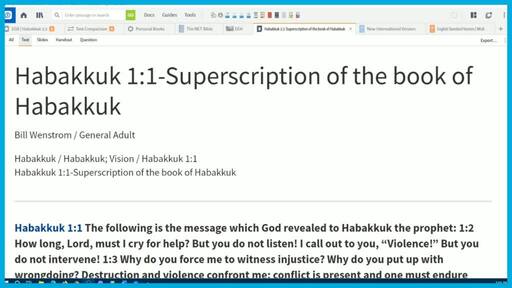 Habakkuk 1:1-Superscription of the book of Habakkuk