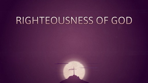 Righteousness of God