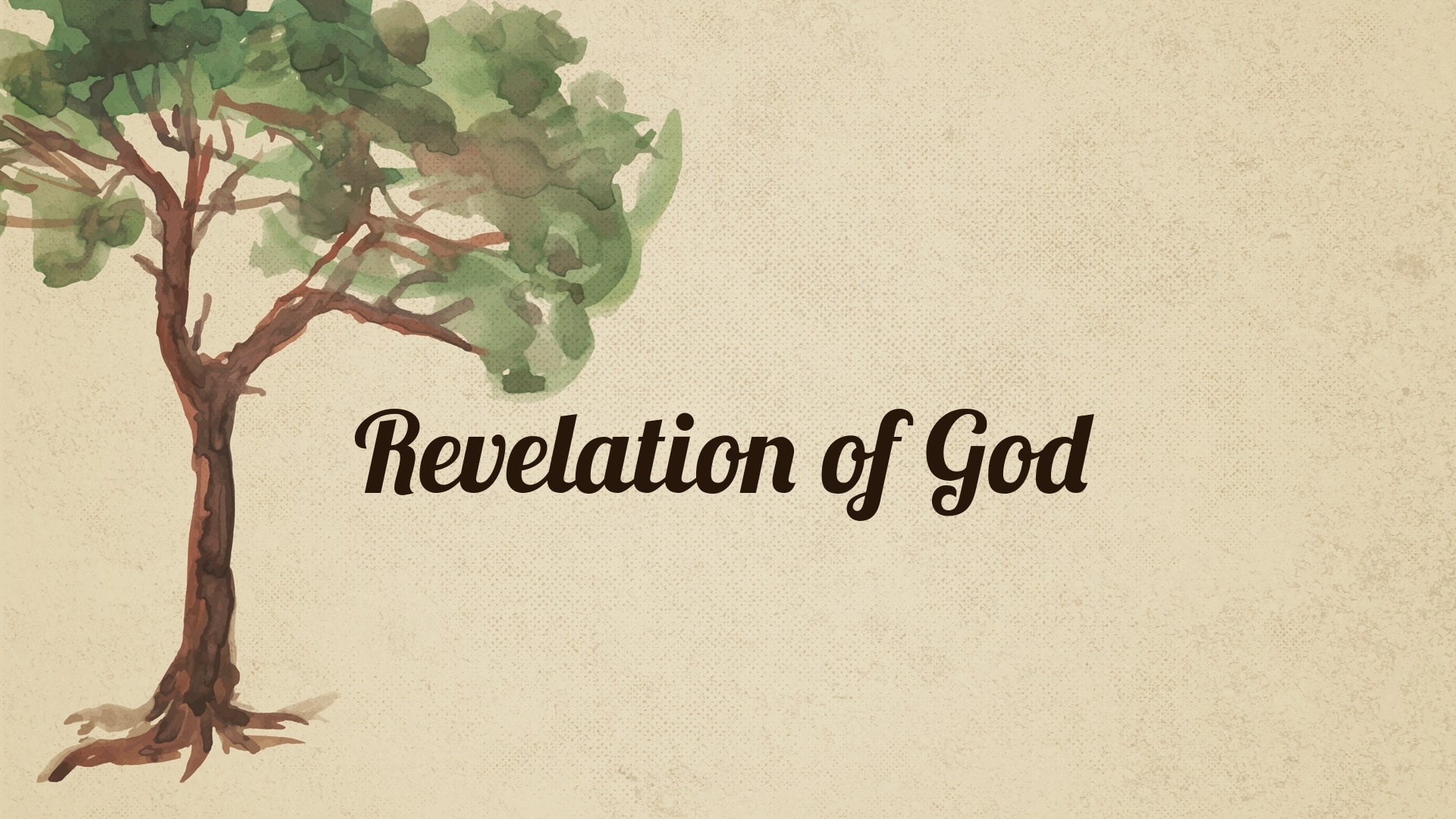 Revelation of God