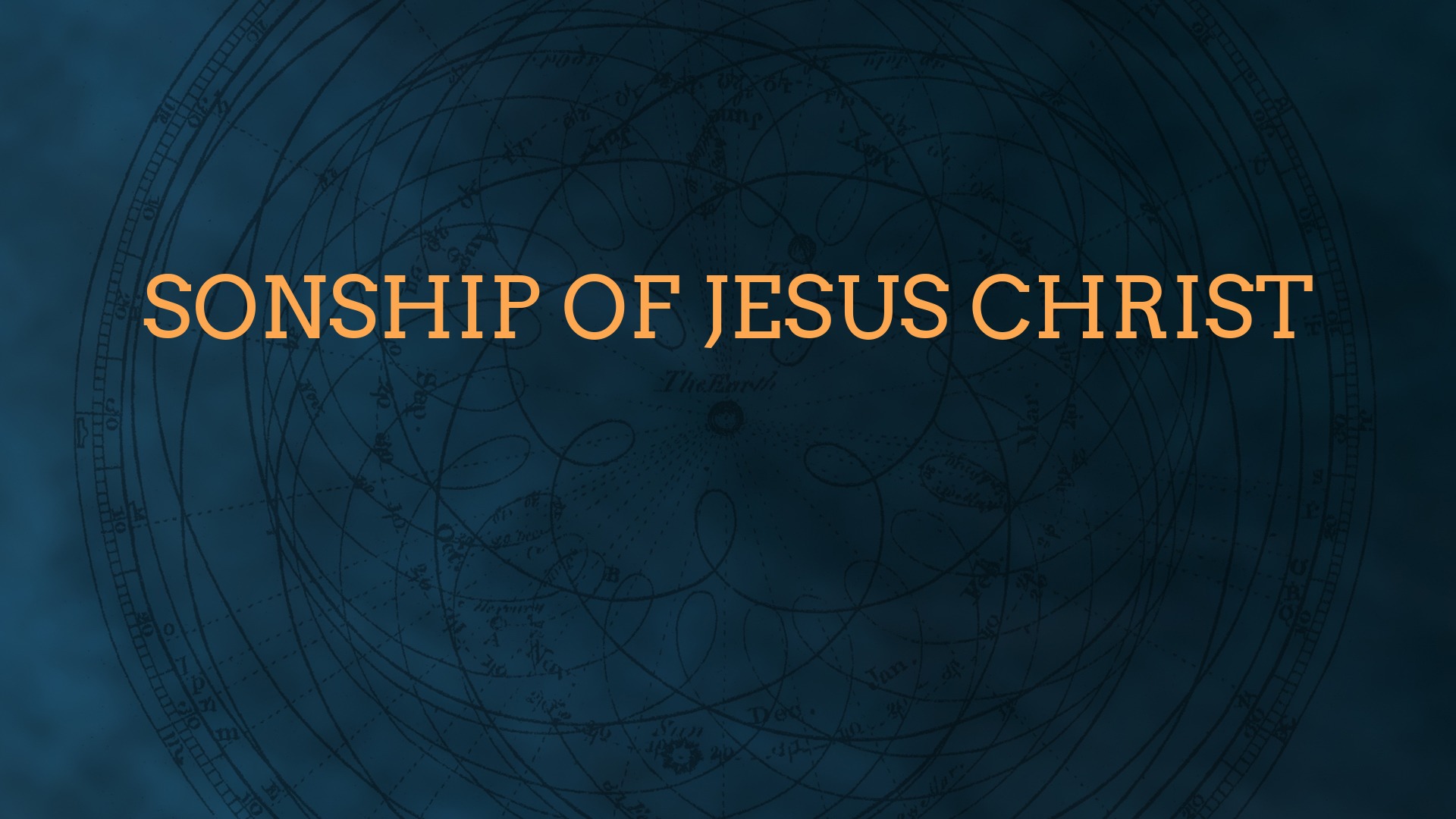 Sonship of Jesus Christ