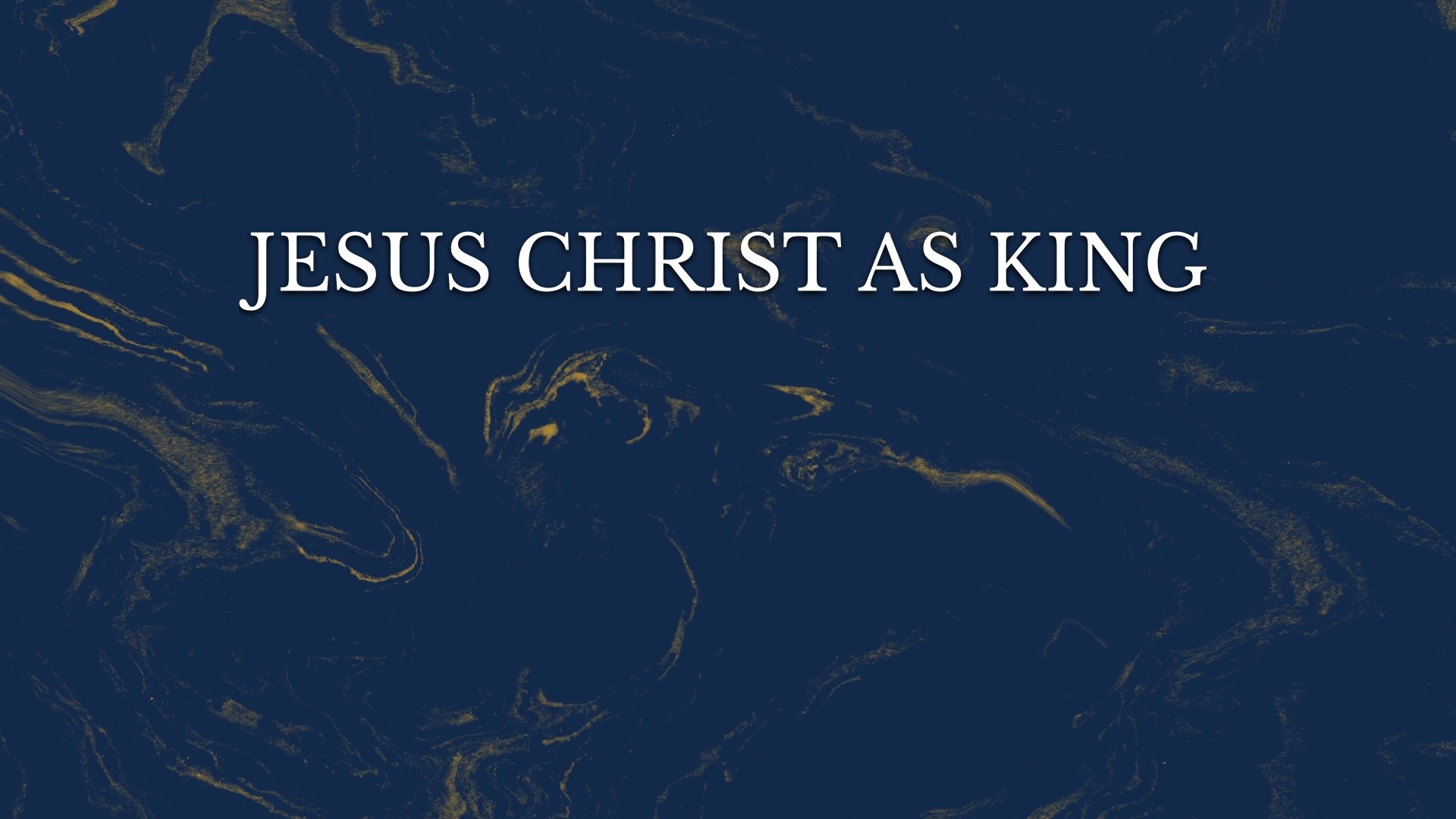 Jesus Christ as king - Logos Sermons