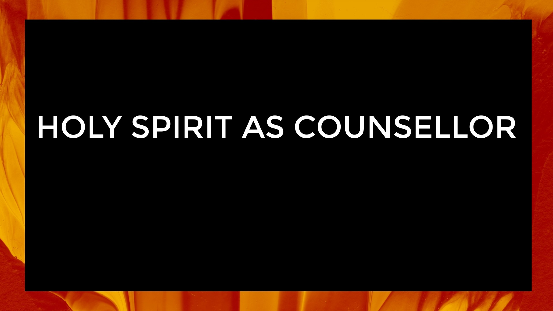 Holy Spirit as Counsellor - Logos Sermons