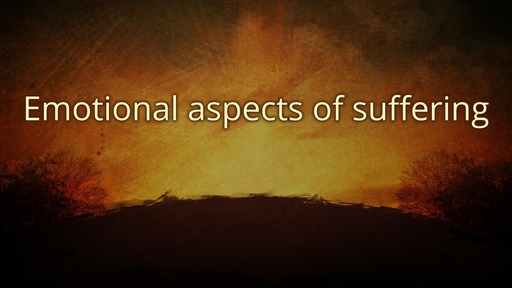 Emotional aspects of suffering