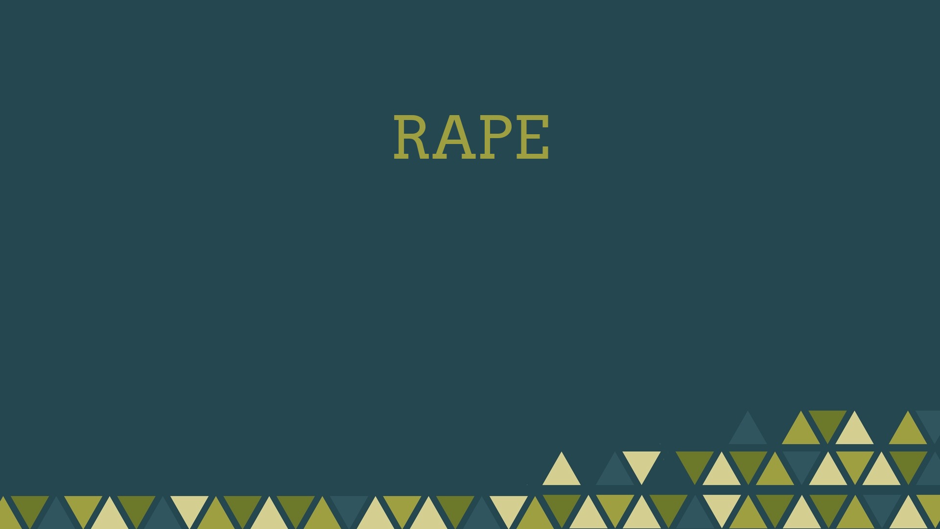 Rape logos sermons