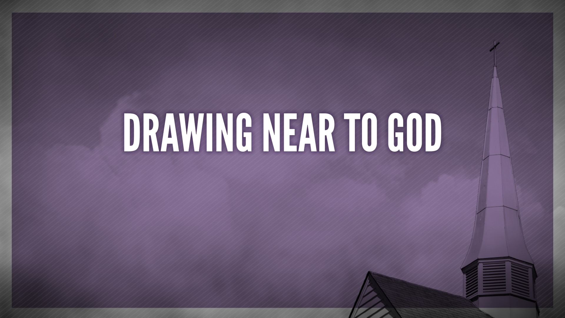 Drawing near to God - Logos Sermons