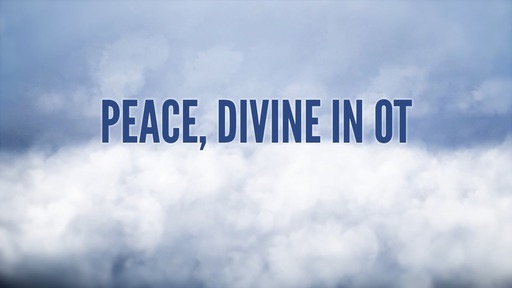 Peace, divine in OT