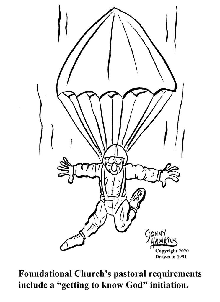 Skydiving Pastor large preview