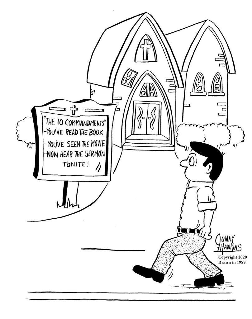 Ten Commandments Sign large preview