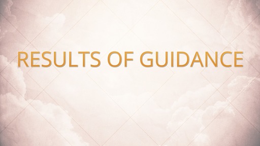 Results of guidance