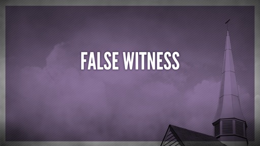 False witness