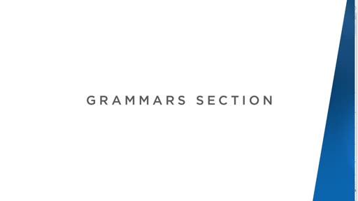 Grammars Section