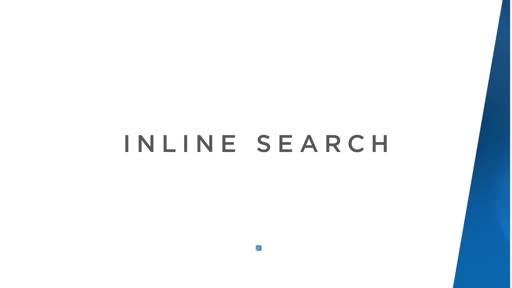 Inline Search