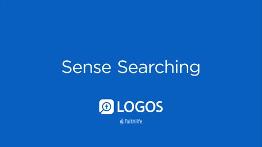 Sense Searching