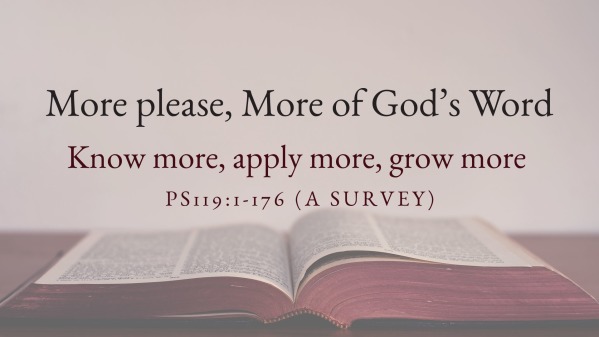 More please, More of God's Word - Logos Sermons