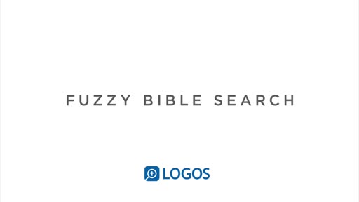 Fuzzy Bible Search