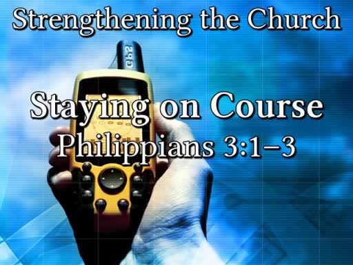 Staying On Course - Logos Sermons