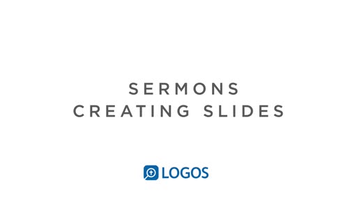 Sermon Editor Slides