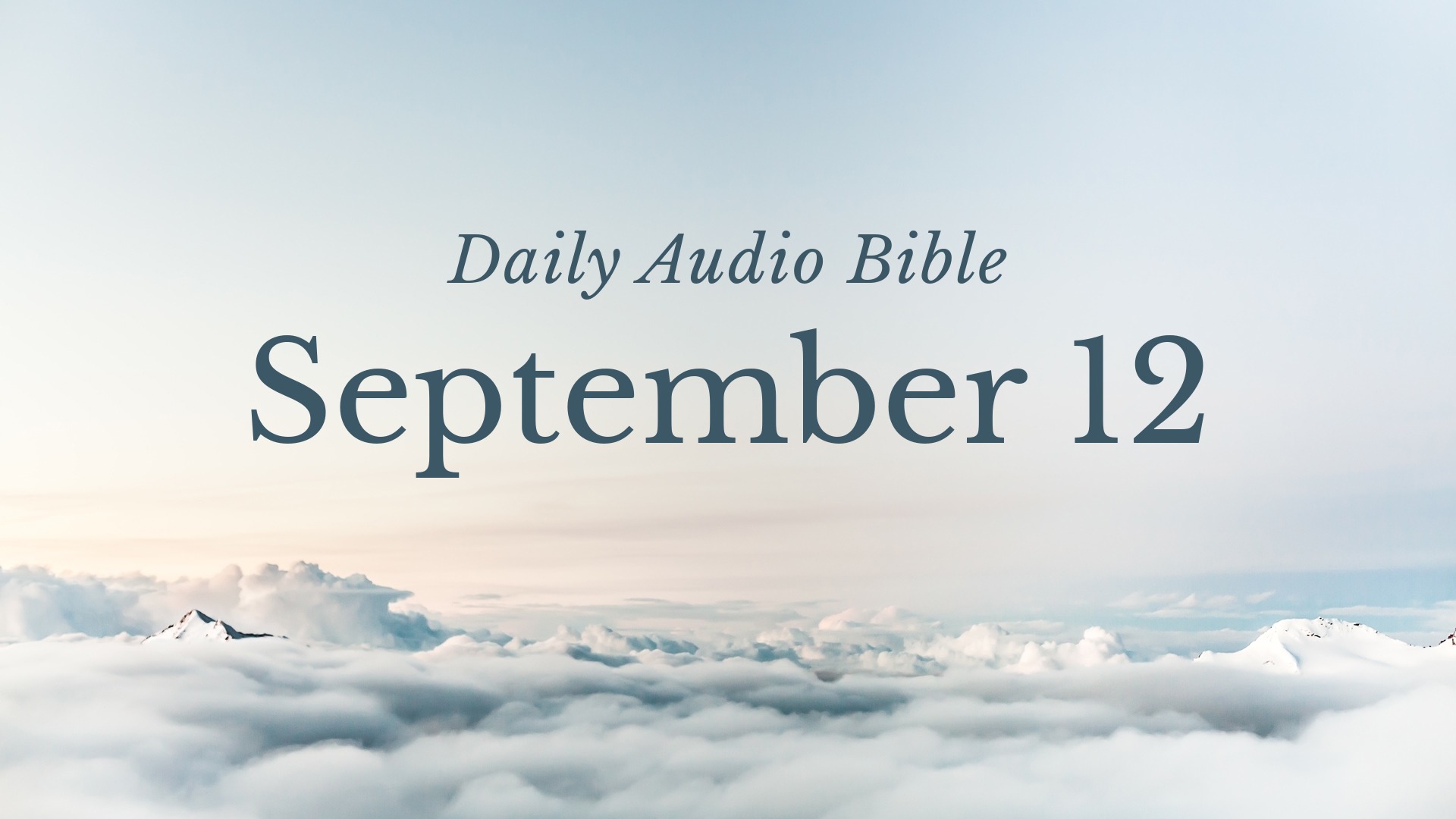 Daily Audio Bible – September 12, 2020 - Faithlife Sermons