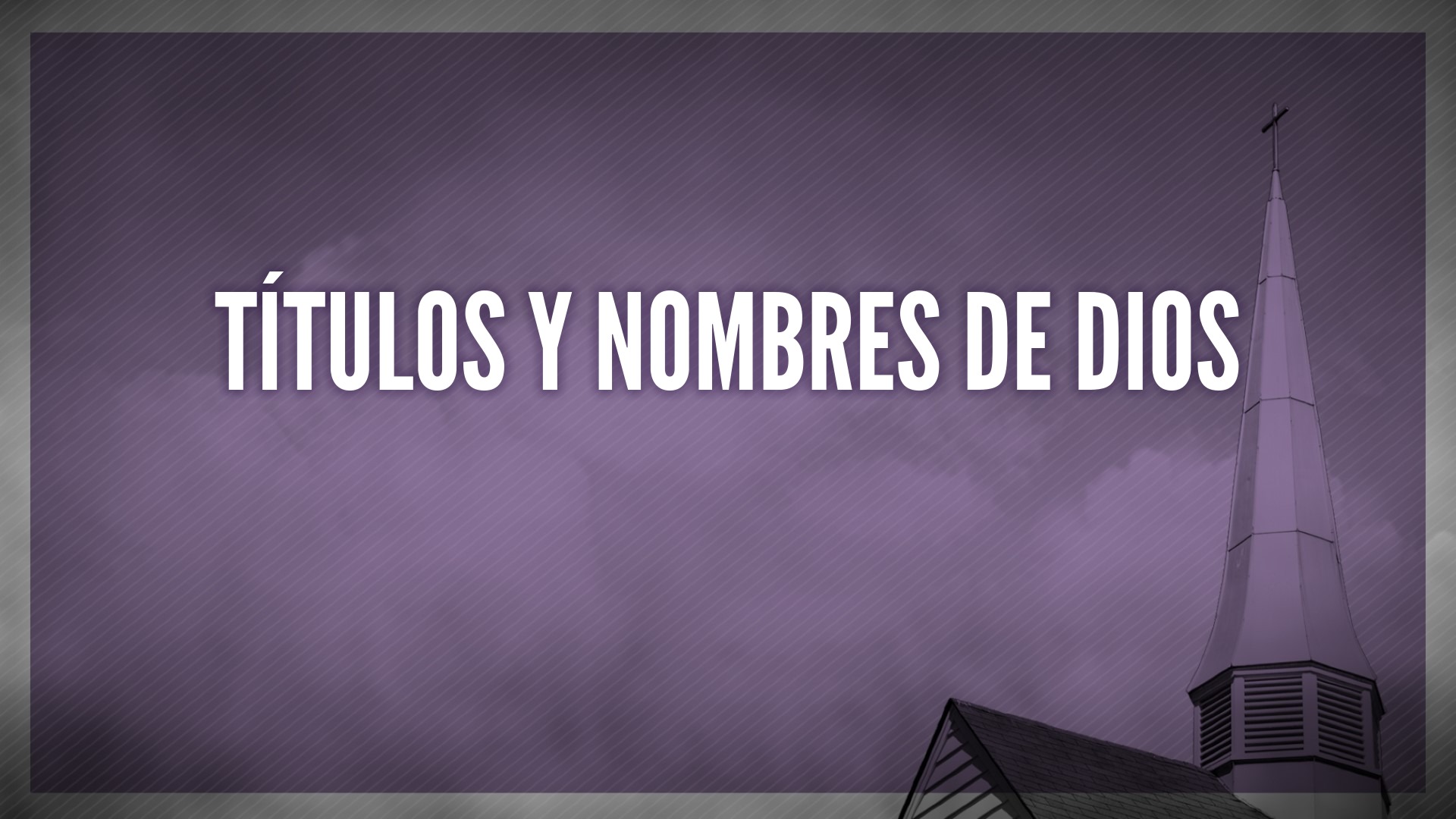 Títulos Y Nombres De Dios Logos Sermons