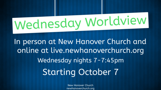 Wednesday Worldview NEW Wednesday Worldview NEW