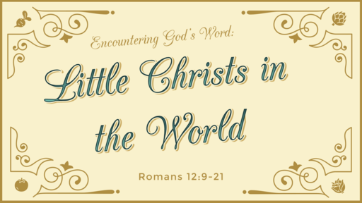 Little Christs In This World