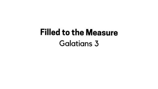 Filled to the Measure-September 13, 2020