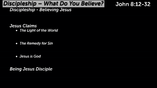 Discipleship – What Do You Believe?