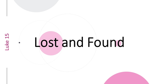 Luke 15 Lost and Found