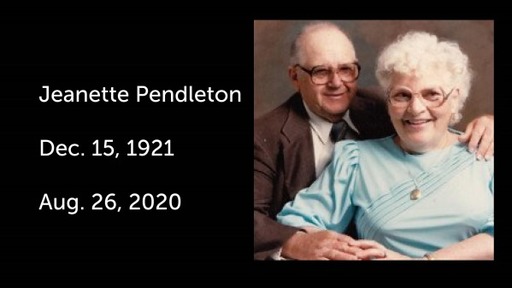 Jeanette Pendleton Memorial Service
