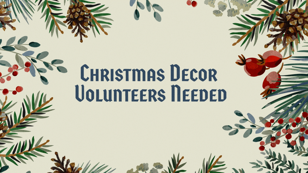Christmas Decor Volunteers Needed large preview