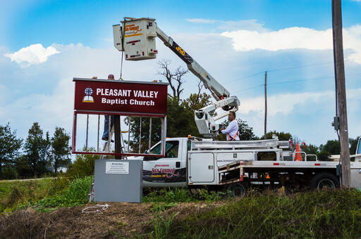 PVBC SIgn Installation 2017 PVBC SIgn Installation 2017