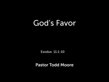 God’s Favor