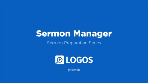 8. Sermon Manager