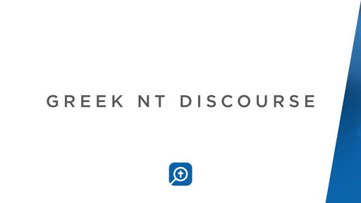 Greek NT Discourse Bundle