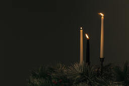 Candles and Christmas Greenery  image 5