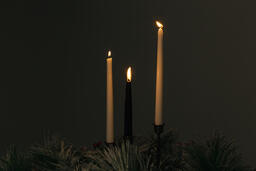 Candles and Christmas Greenery  image 4