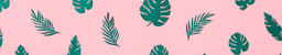 Tropical Leaves on Pink Background  image 12