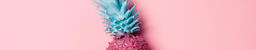 Colorful Pineapple on Pink Background  image 4