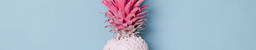 Colorful Pineapple on Blue Background  image 8
