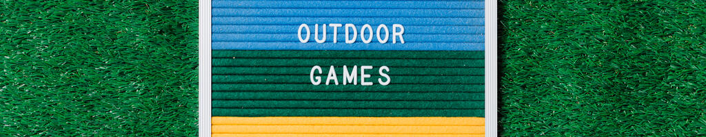 Outdoor Games Letter Board on Grass large preview