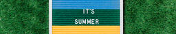 It's Summer Letter Board on Grass  image 2